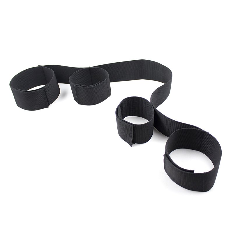 Adult Games Slave BDSM Bondage Nylon Handcuff Sex Toys For Woman Couples Fetish Cuffs Thigh Restraint Set Open Legs Sex Products