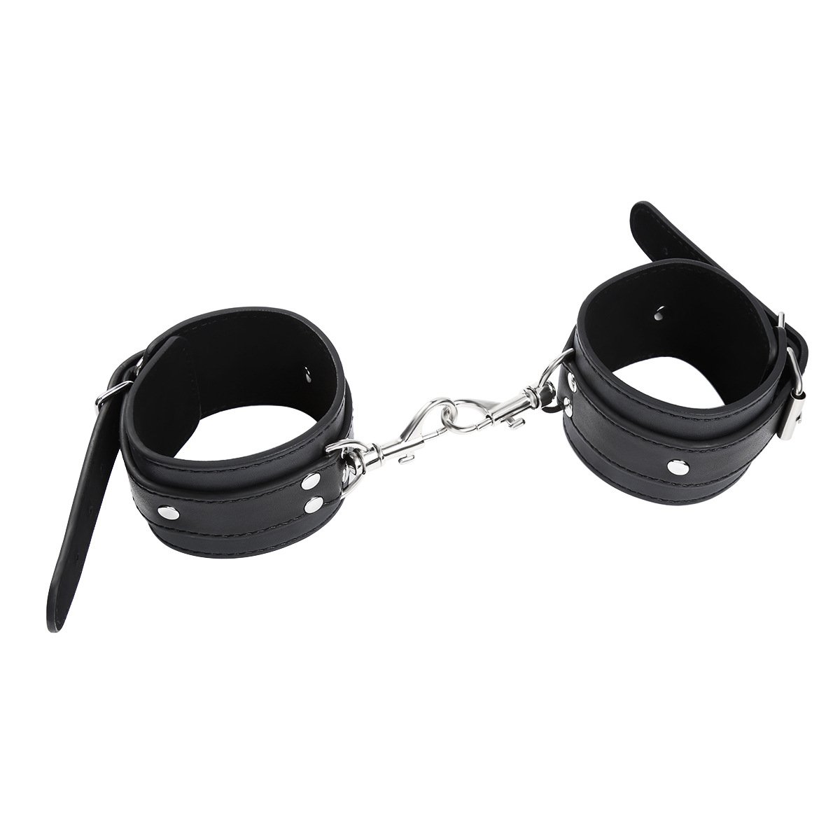 Ninghao Leather Slave Handcuffs Sex Bondage Gear Toy For Couples Flirting Bondage Adult Toys