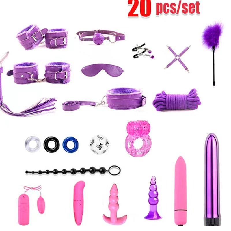 Factory Wholesale Price Multiple Styles Women Bdsm Leather Bondage Restraint Set Toys for Adult Games Role Play bdsm Bondage Set