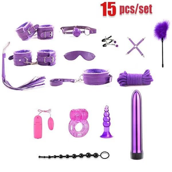 Factory Wholesale Price Multiple Styles Women Bdsm Leather Bondage Restraint Set Toys for Adult Games Role Play bdsm Bondage Set