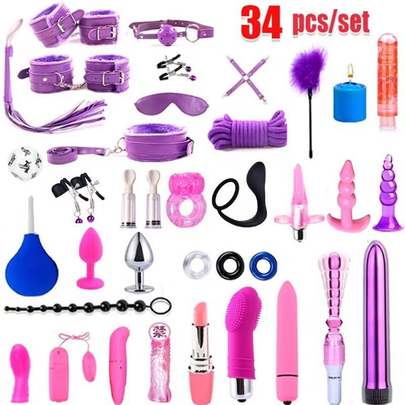 Factory Wholesale Price Multiple Styles Women Bdsm Leather Bondage Restraint Set Toys for Adult Games Role Play bdsm Bondage Set