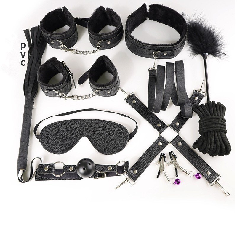 k9 collar role play handcuff collar bondage belt mouth sex toy for female dog senior male chain couple toy