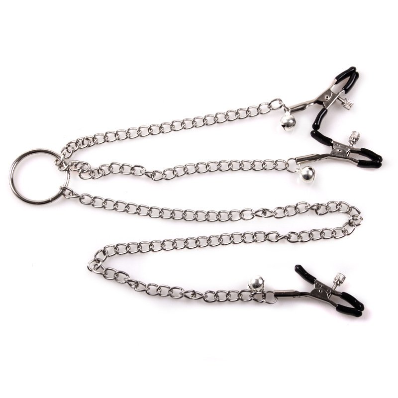 Body Chains Clips Adjustable Bondage Gear Nipple Clamps For Women Body Jewelry Bells Clip