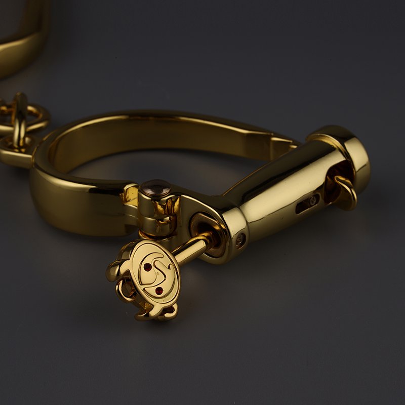 Sevanda Bondage Kit Handcuffs Gold Metal for Sex Games Adjustable Bondage Gear Sex Toys Adult