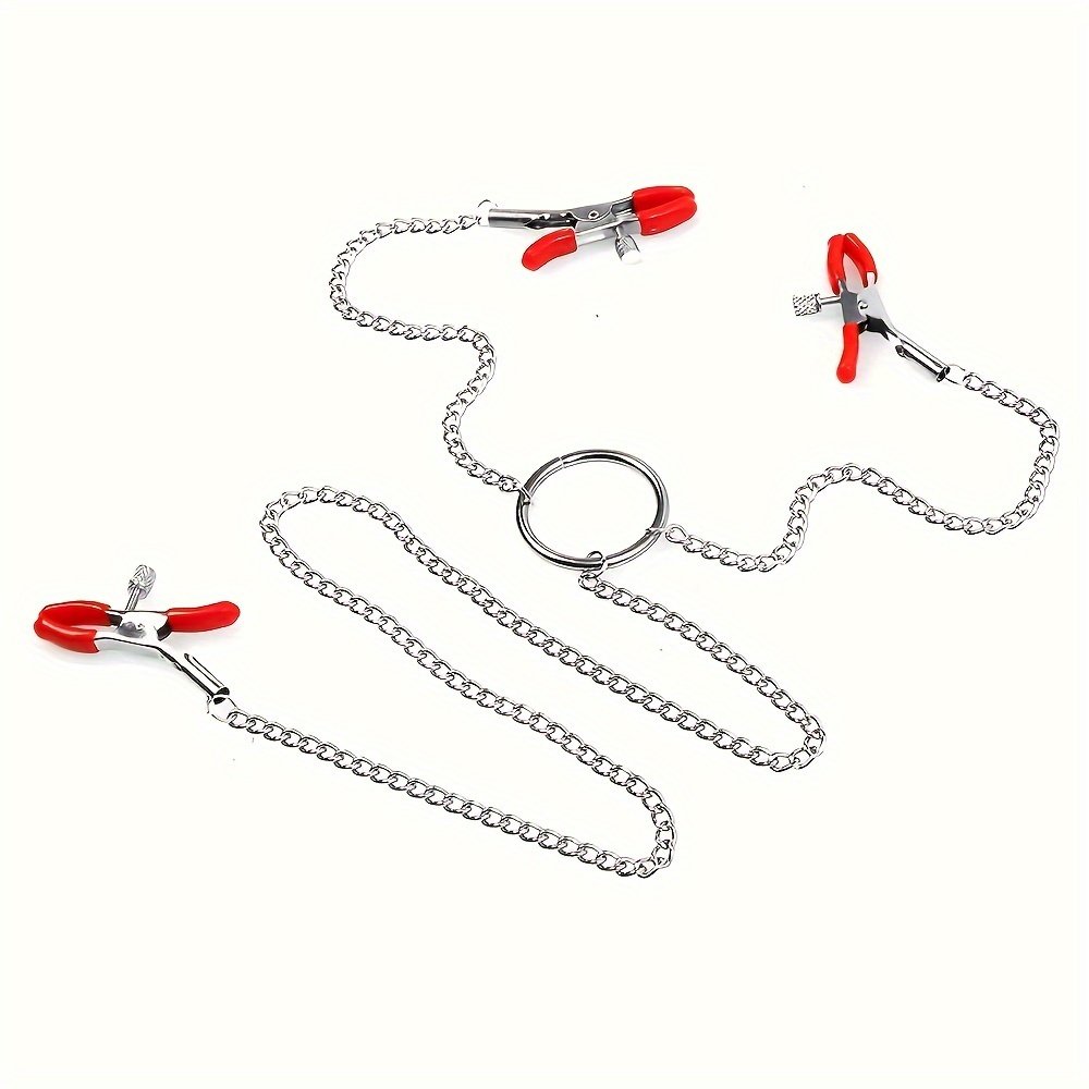 Factory Direct Sale Body Chains Clips Adjustable Bondage Gear Nipple Clamps For Women Sexy Toy
