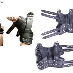 Leather Suspension Restraint Ankle Boot Cuffs