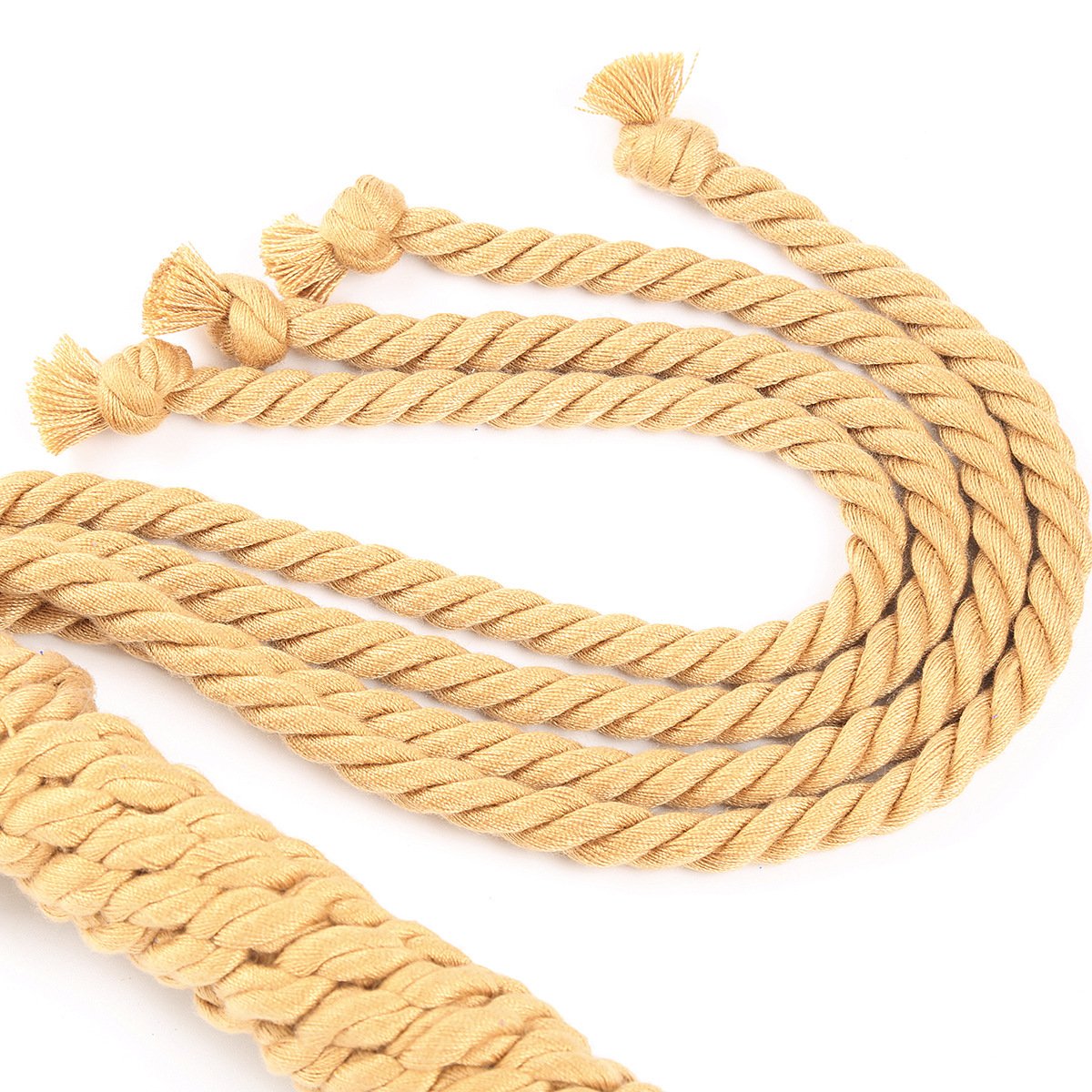 Hand-Woven BDSM Hemp Cotton Rope Whip SM Bondage Sex Play Session Slave Spanking Whip Flogger