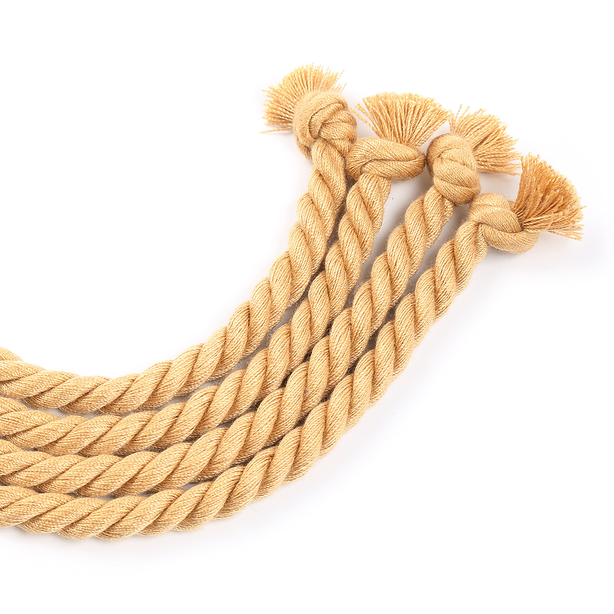 Hand-Woven BDSM Hemp Cotton Rope Whip SM Bondage Sex Play Session Slave Spanking Whip Flogger