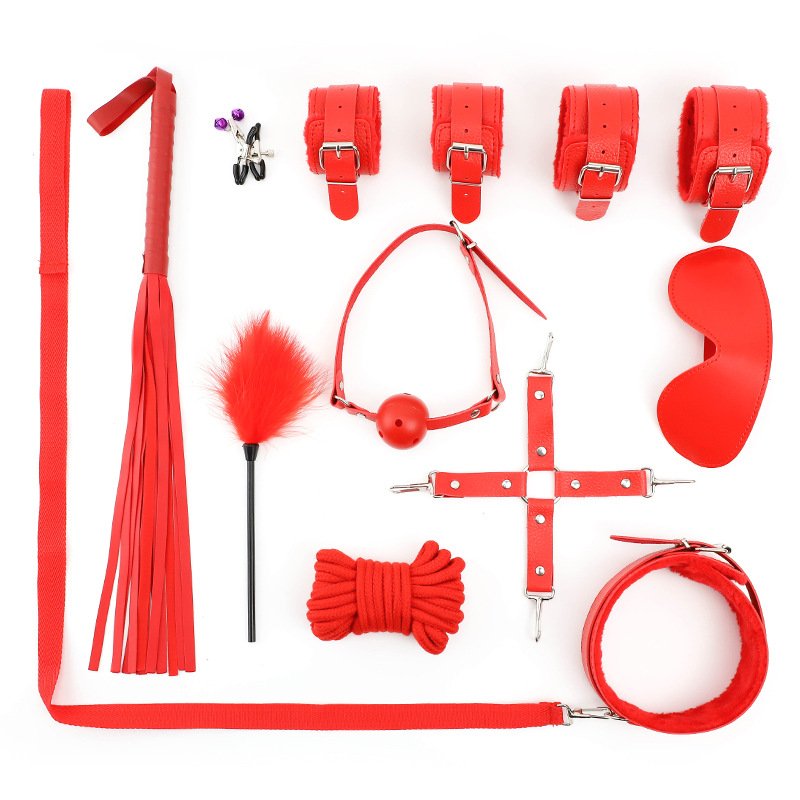 Erotic Games Roleplay Bdsm Bondage gear Adult Sm Products Bondage sex toy 10pcs/set Bondage suit Sex Toys For Men And Woman