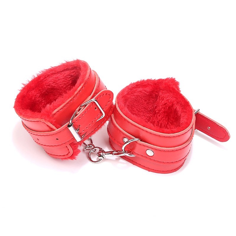 Sexy Adult Product SM Game Suit Bondage Set Adult Handcuffs Ball Mouth plug Nylon Whip Kit For Couple Sex Toys in love