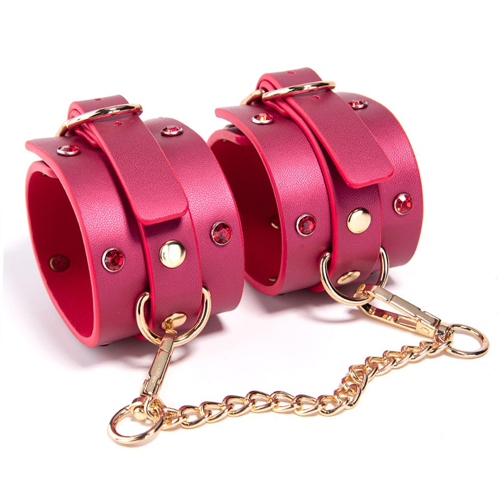 Luxury Lovers Restraint Kit Bondage Kit Sm Leather Bdsm Bondage Gear Sex Toys Leather Bondage Set For Couples