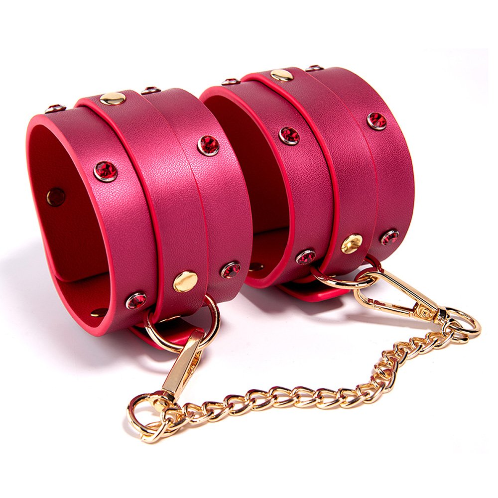 Luxury Lovers Restraint Kit Bondage Kit Sm Leather Bdsm Bondage Gear Sex Toys Leather Bondage Set For Couples