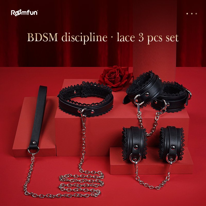Bondage Set Genuine Leather Restraint Set Fetish BDSM Gear Erotic Role Play Sex Toys For Couples SM Cosplay Games
