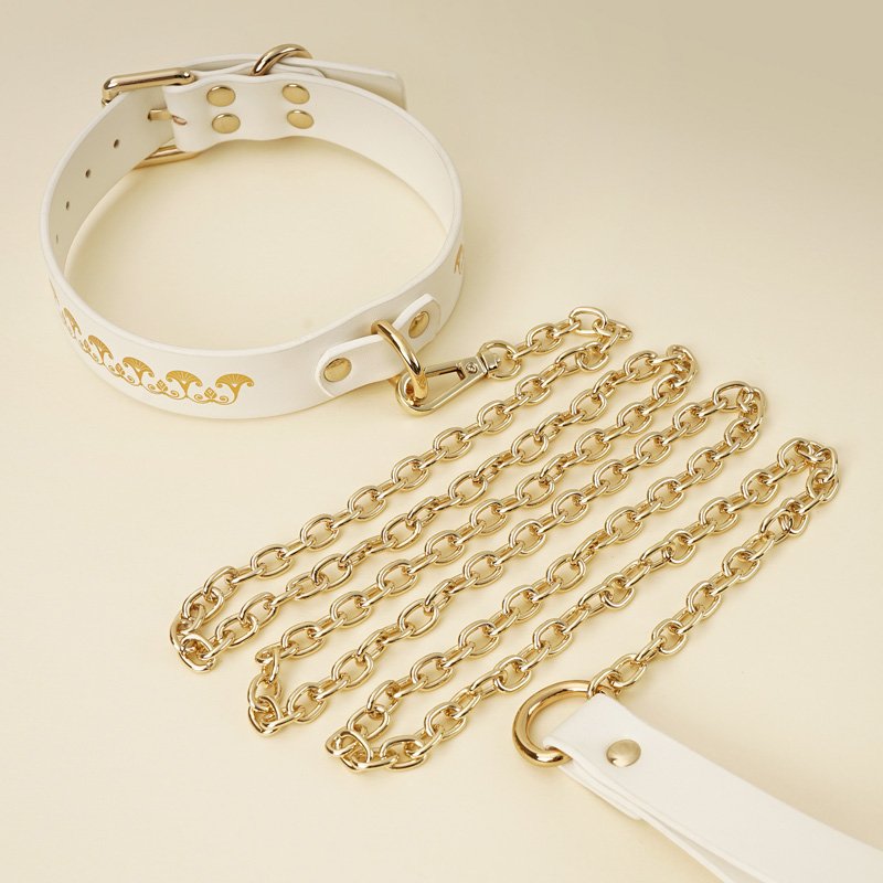 Leather Bdsm Bondage Set For White Bondage Kit Leather Fetish Erotic Bondage Gear