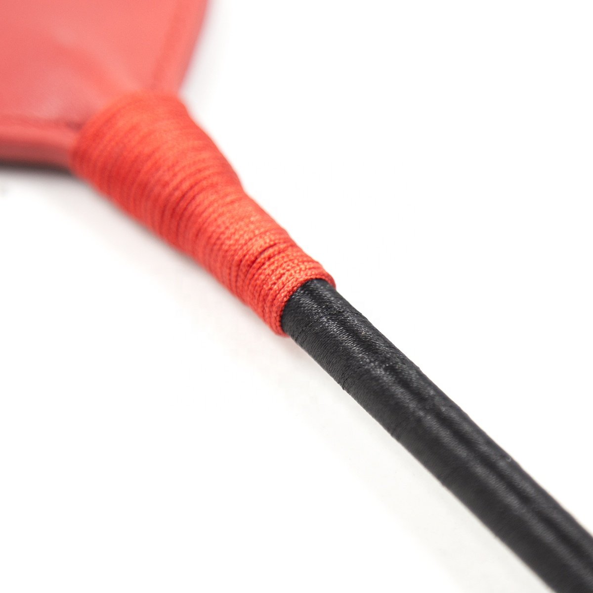 BDSM Red Heart Tip Leather Riding Crop Sexy Flogger SM Game Slave Whip Role Play Bondage Gear for Fun Play Time