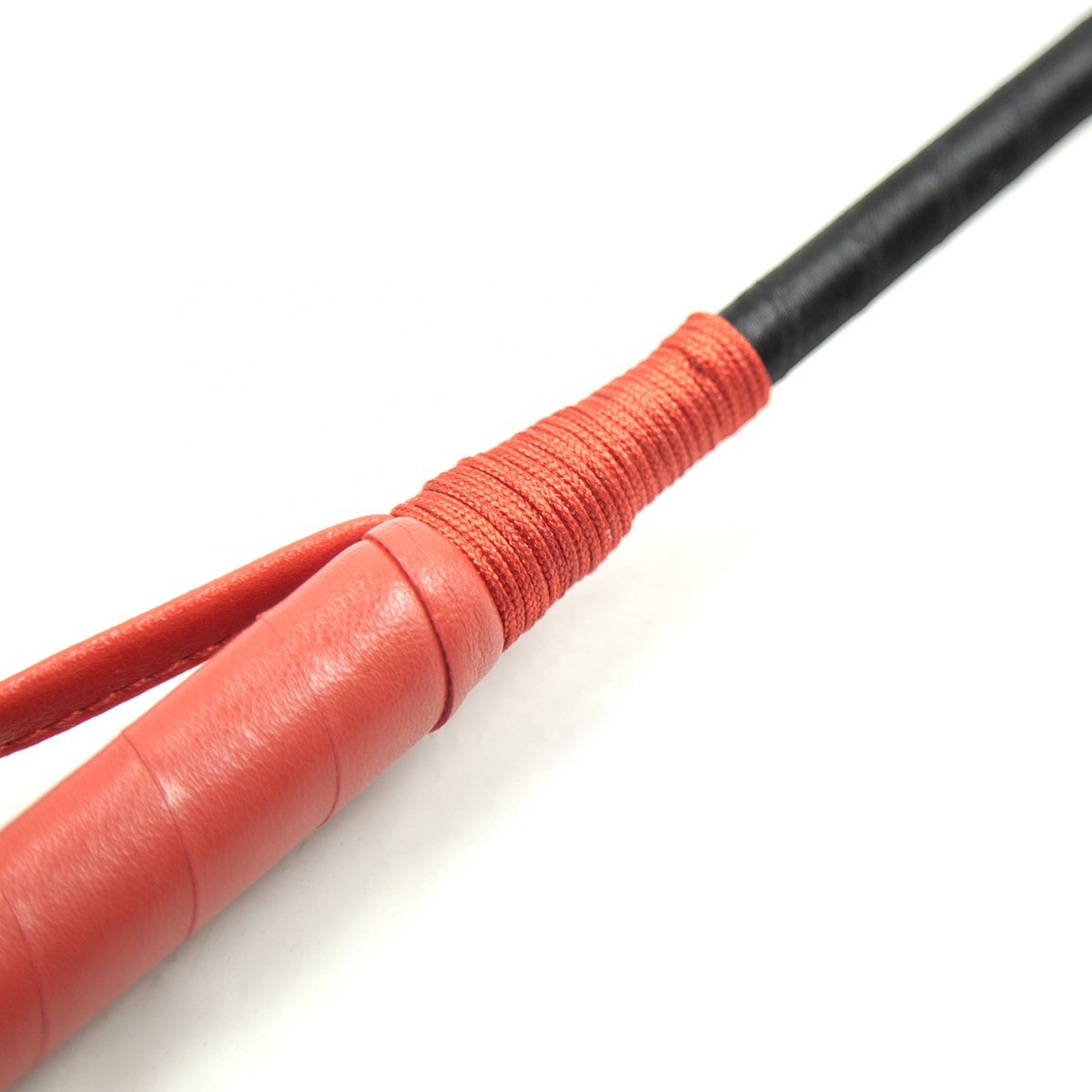 BDSM Red Heart Tip Leather Riding Crop Sexy Flogger SM Game Slave Whip Role Play Bondage Gear for Fun Play Time