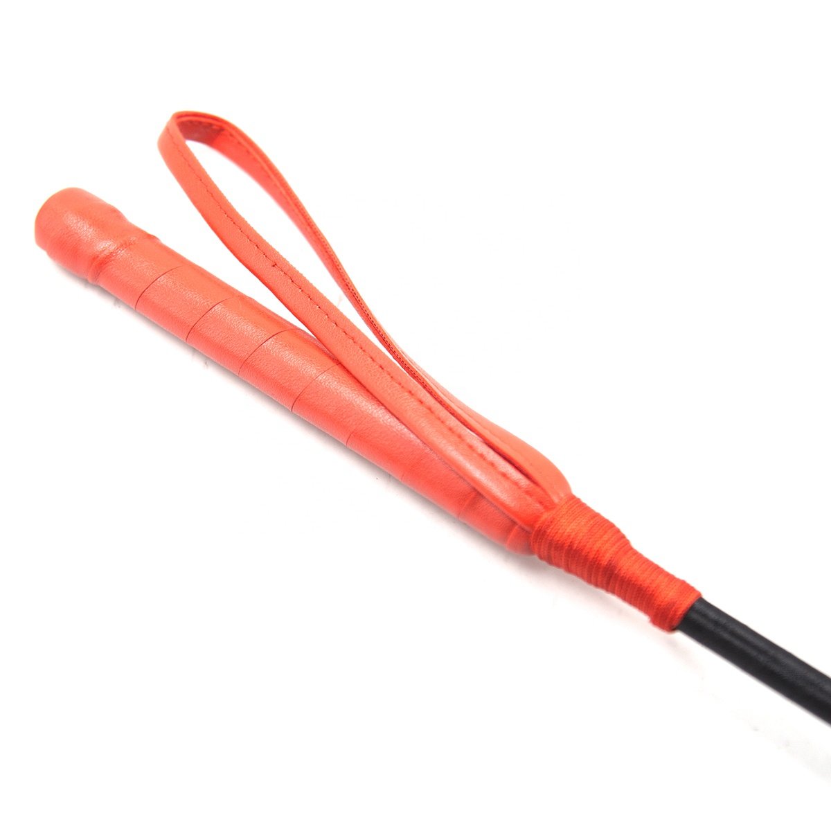 BDSM Red Heart Tip Leather Riding Crop Sexy Flogger SM Game Slave Whip Role Play Bondage Gear for Fun Play Time