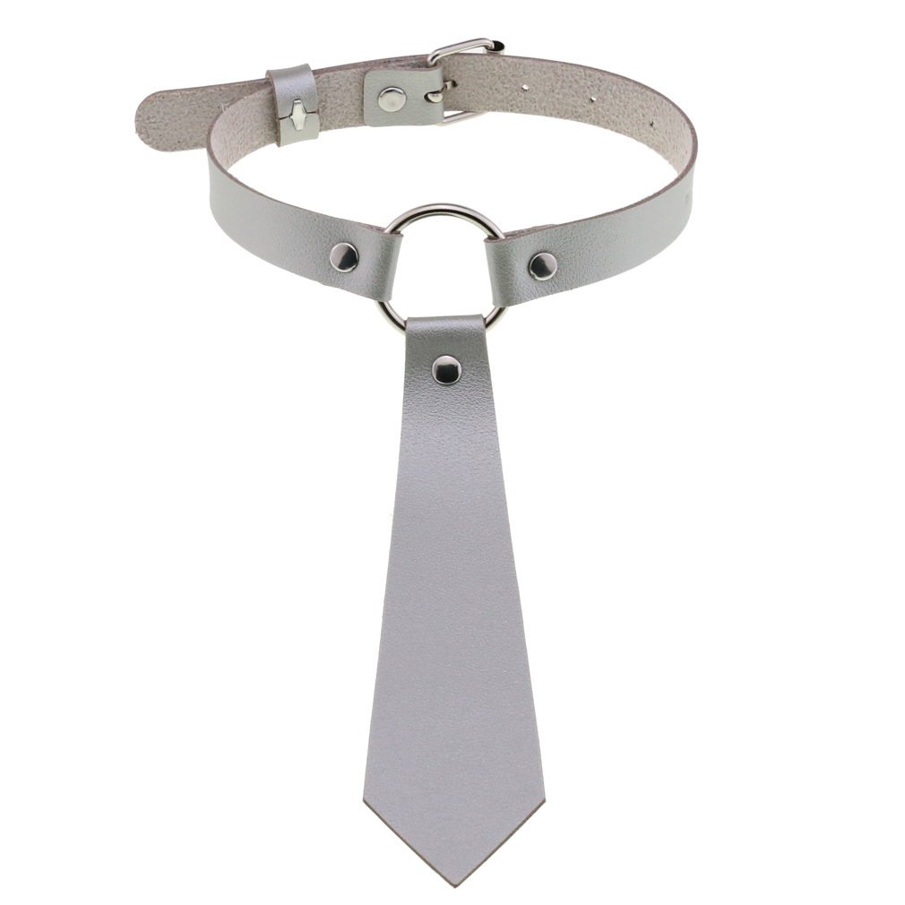Flirting PU Leather Tie Collar Strap Gay and Lesbian Bondage Underwear BDSM and Sex Toys for Men Women