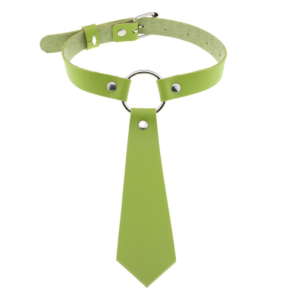 Flirting PU Leather Tie Collar Strap Gay and Lesbian Bondage Underwear BDSM and Sex Toys for Men Women