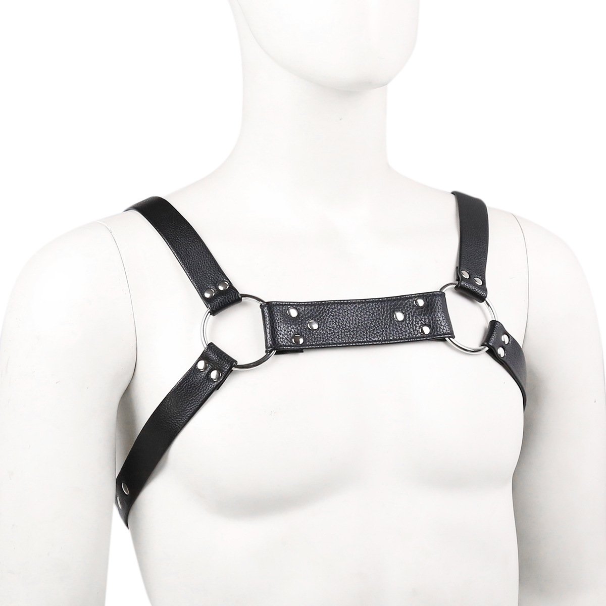 Bondage Gear Restraint Body Harness For Man BDSM Bondage Belt Sexy leather chest strap nightclub