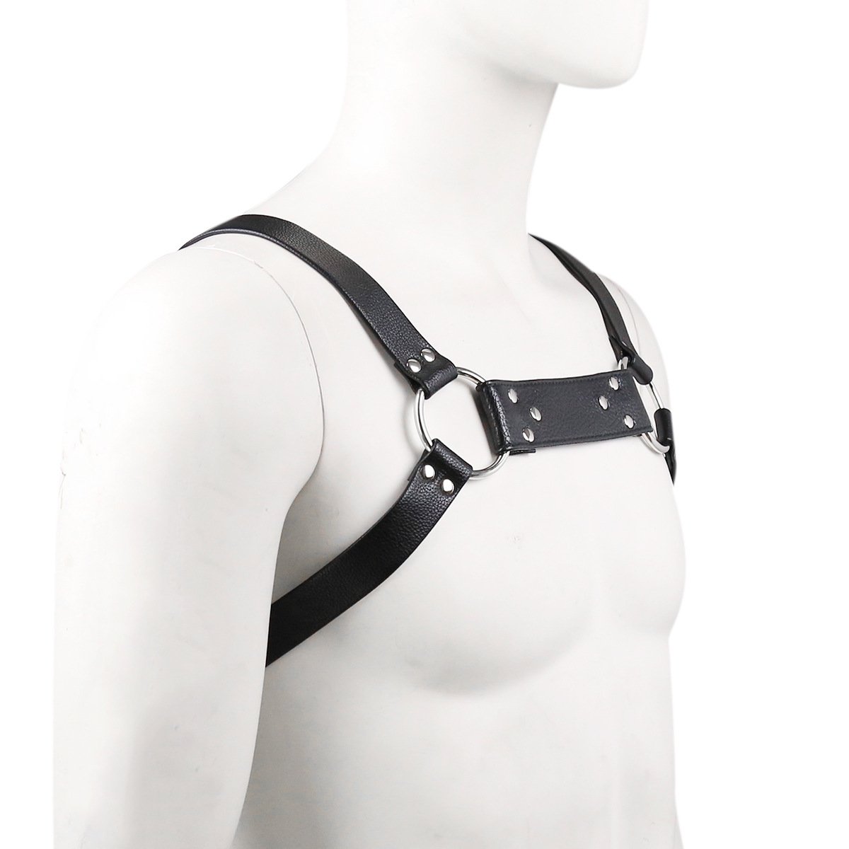 Bondage Gear Restraint Body Harness For Man BDSM Bondage Belt Sexy leather chest strap nightclub