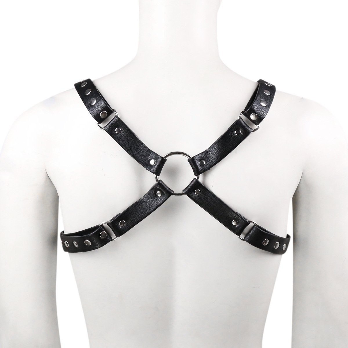 Bondage Gear Restraint Body Harness For Man BDSM Bondage Belt Sexy leather chest strap nightclub
