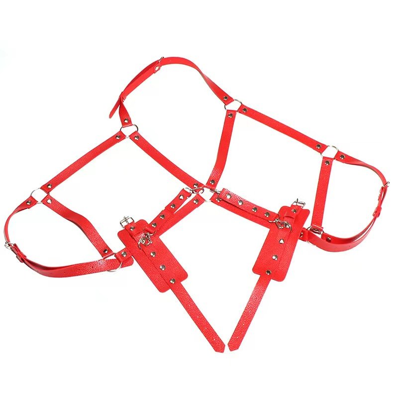 Sexy Women's Underwear BDSM Leather Harness Bondage Lingerie Buttocks Erotic Leg Harness lingerie bdsm leather strap on harness