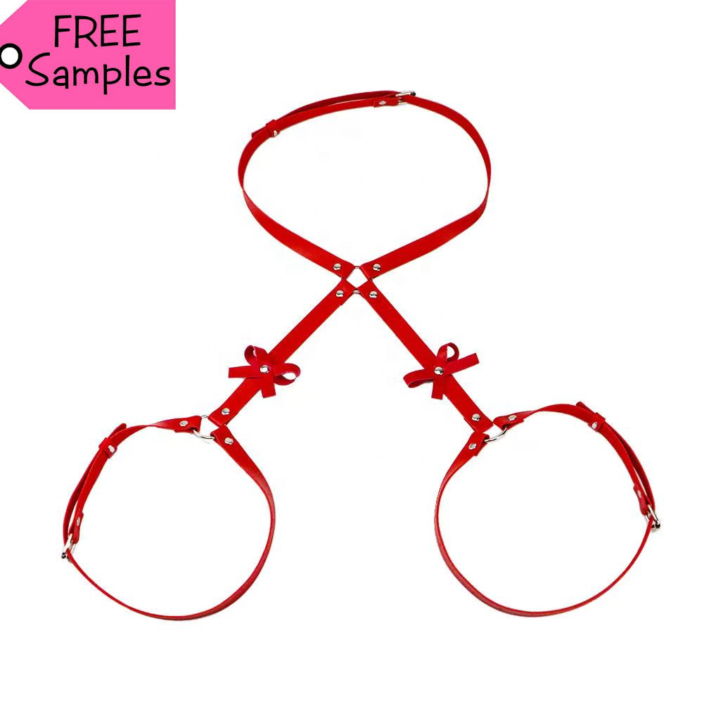 Sexy Women's Underwear BDSM Leather Harness Bondage Lingerie Buttocks Erotic Leg Harness lingerie bdsm leather strap on harness
