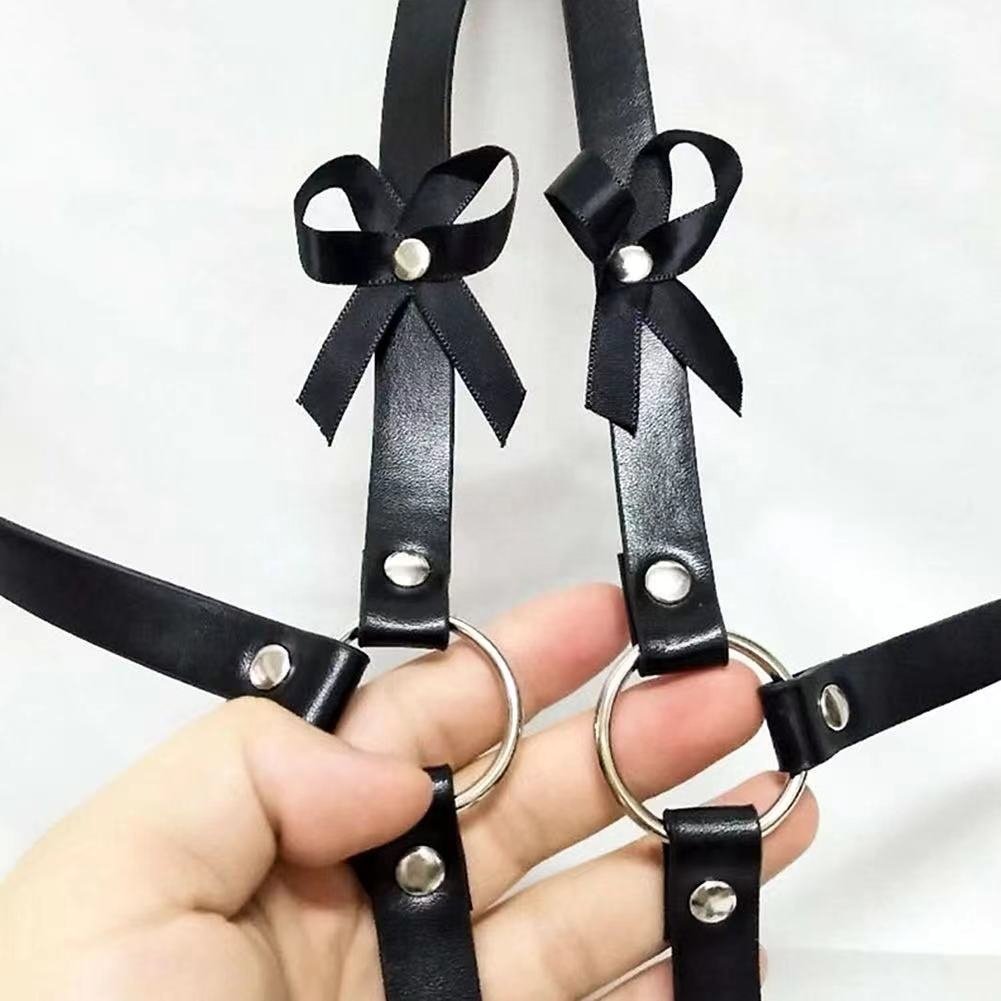 Sexy Women's Underwear BDSM Leather Harness Bondage Lingerie Buttocks Erotic Leg Harness lingerie bdsm leather strap on harness