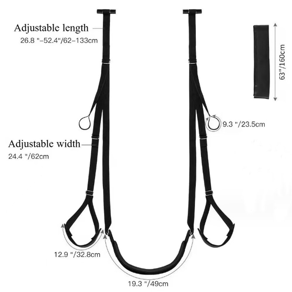 Erotic Bdsm Bondage Harness Door Swing Belt Restraints Couples Sexual Games Women Hanging Flirting Love Sex Bondage Sm Suit