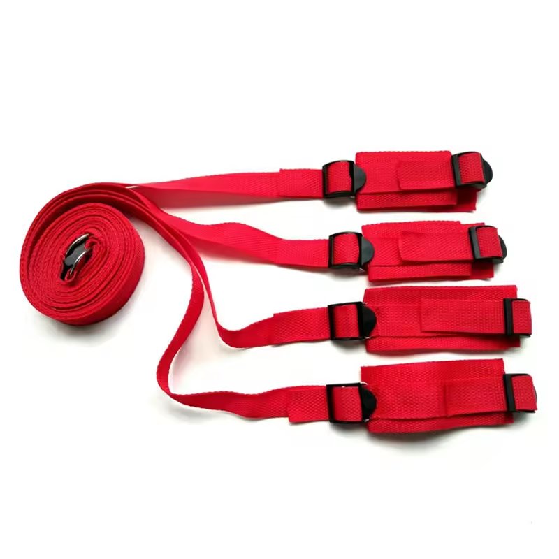 Bed Handcuffs Leg Bdsm Bondage Set Restraints Rope Strap System Adult Wrists Ankle Cuffs Sex Toys for Woman