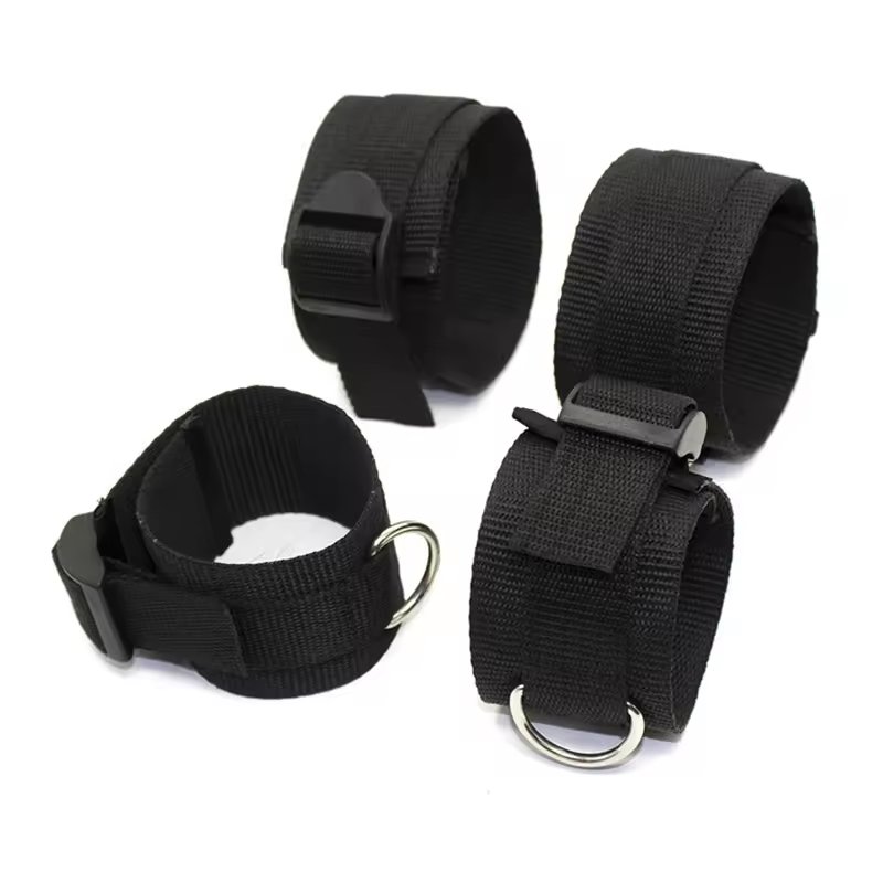 Bed Handcuffs Leg Bdsm Bondage Set Restraints Rope Strap System Adult Wrists Ankle Cuffs Sex Toys for Woman