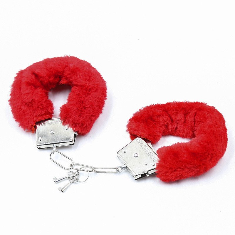 Sexy BDSM toys Soft Metal Wrist Fluffy Handcuff Sex Gift Toys Love Cuff Cheap Handcuffs