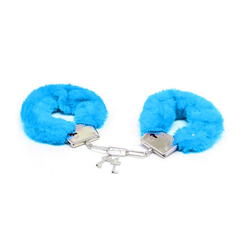 Sexy BDSM toys Soft Metal Wrist Fluffy Handcuff Sex Gift Toys Love Cuff Cheap Handcuffs