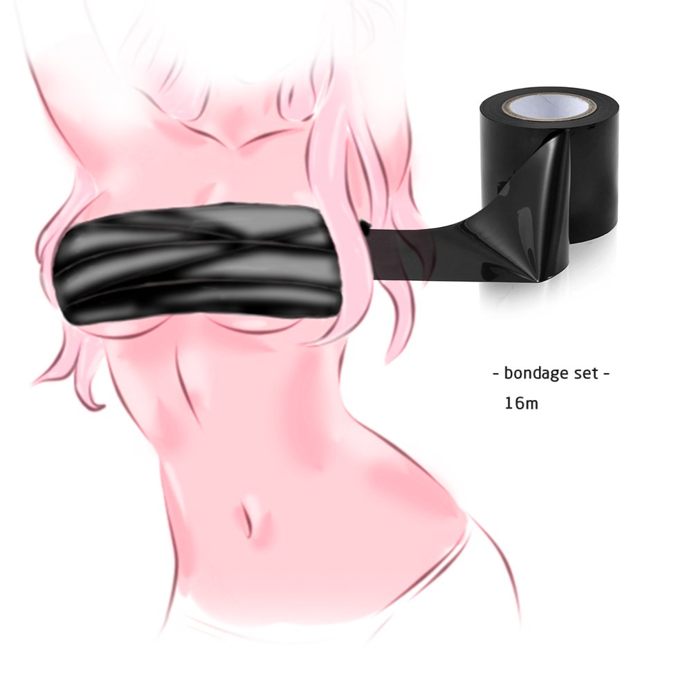 Hot Fetish Pleasure Couple Roleplay BDSM Tape Bondage Static Tapes For Men Woman Couple