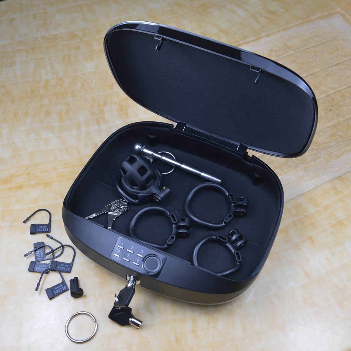 Masturbator male toy vagina sex vibrators silicone penis bdsm gears bondage fingerprint storage box for couple