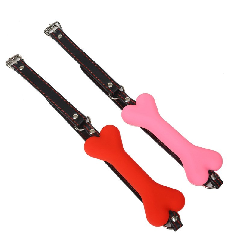 BDSM Collar Handcuff Bondage Sex Toy Fetish Restraint Strap Sex Product Erotic Toy BDSM Sex Bondage Mouth plugSexy sm Neck ring
