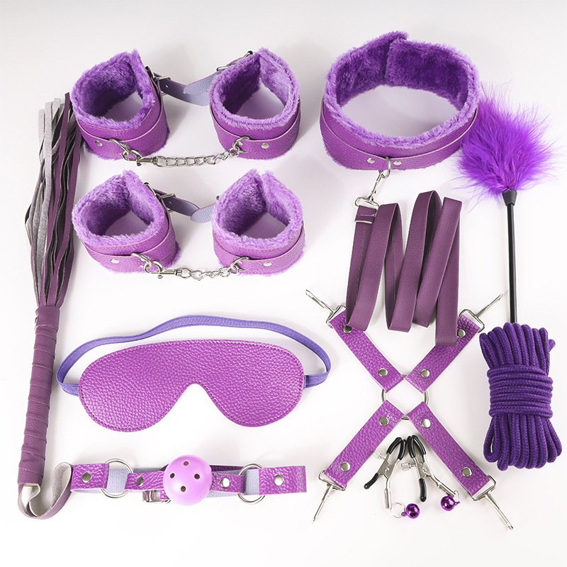 SM set sex toys for couples adult bondage gear fetish Bondage Restraints Set whip Adult Games bondage gear sex toys for men