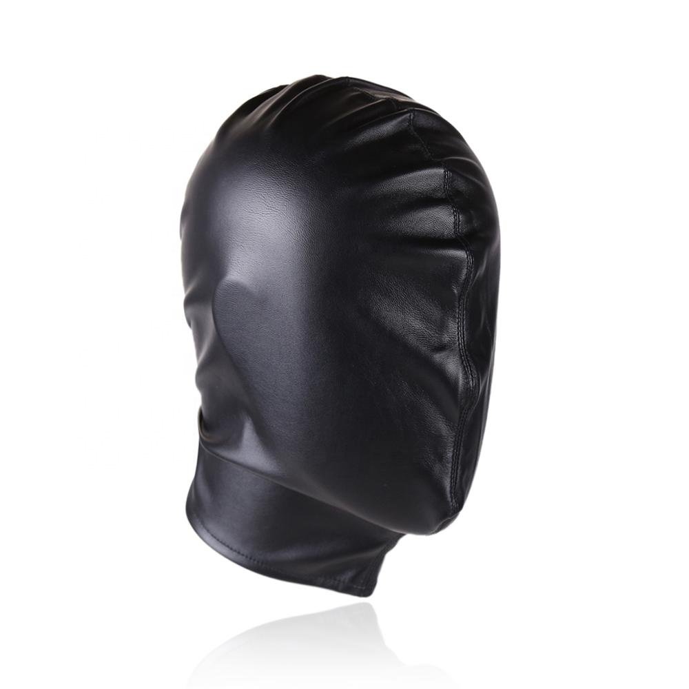 Factory BDSM Bondage Puppy Leather Hood Eye Gear Fetish Restraints Fetish Hood Erotic Couple Flirting Adult Toys Adjustable