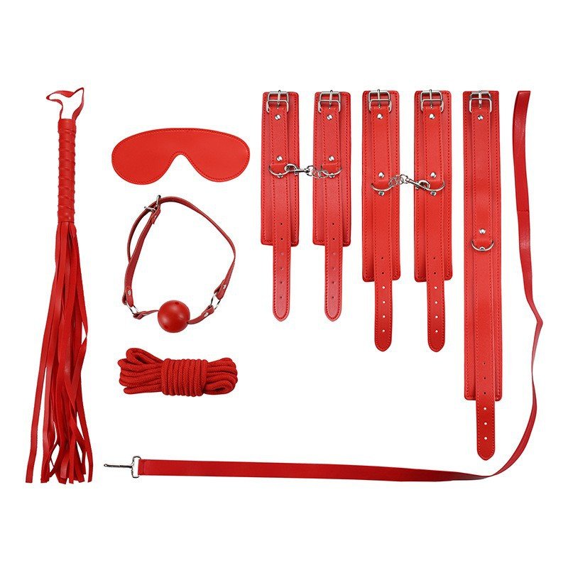 Plain Pattern With Fluff Bondage Gear Leather Without Fluff Bondage Set BDSM Set Sex toys Adult juguetes sexuales