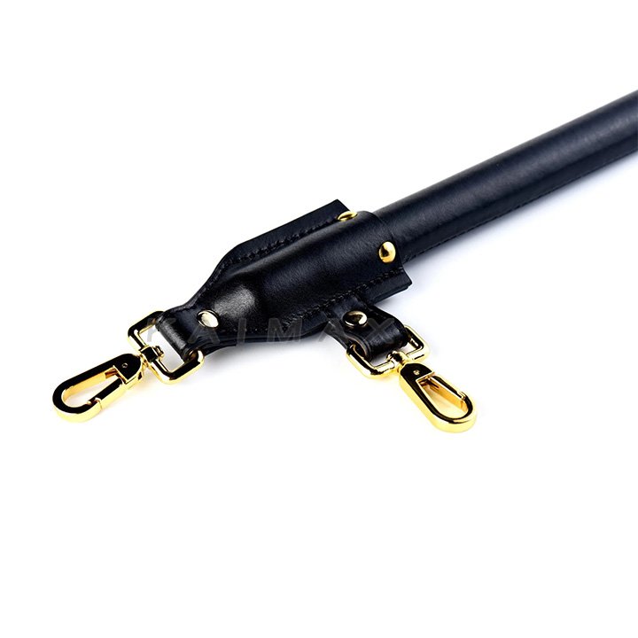 BDSM Leather Leg Spreader Bar Adult Sex Toys Leather Bondage Submissive, BDSM gear For Slaves 4 Points Leather Restraints