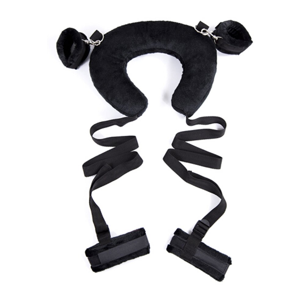 Sex Bondage Handcuffs Shackles Neck Pillow Adult Sex Game Role Play Sex Slave BDSM Erotic Toys%