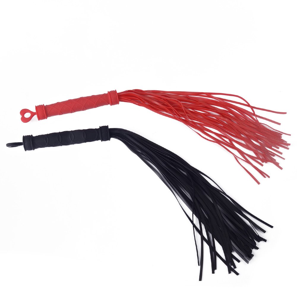 Black Whip Lash BDSM Bondage Gear Sex Toy for SM Bondage and Maltreat Play