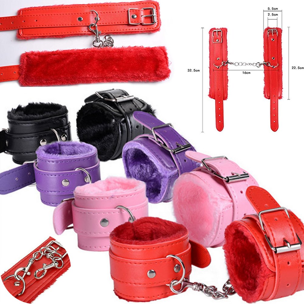 Harness Bondage Handcuffs Adjustable Sex Handcuffs Restraint Ankle Cuffs Bondage Rope Sexy Fetish BDSM Sex Toy For Adult Couples