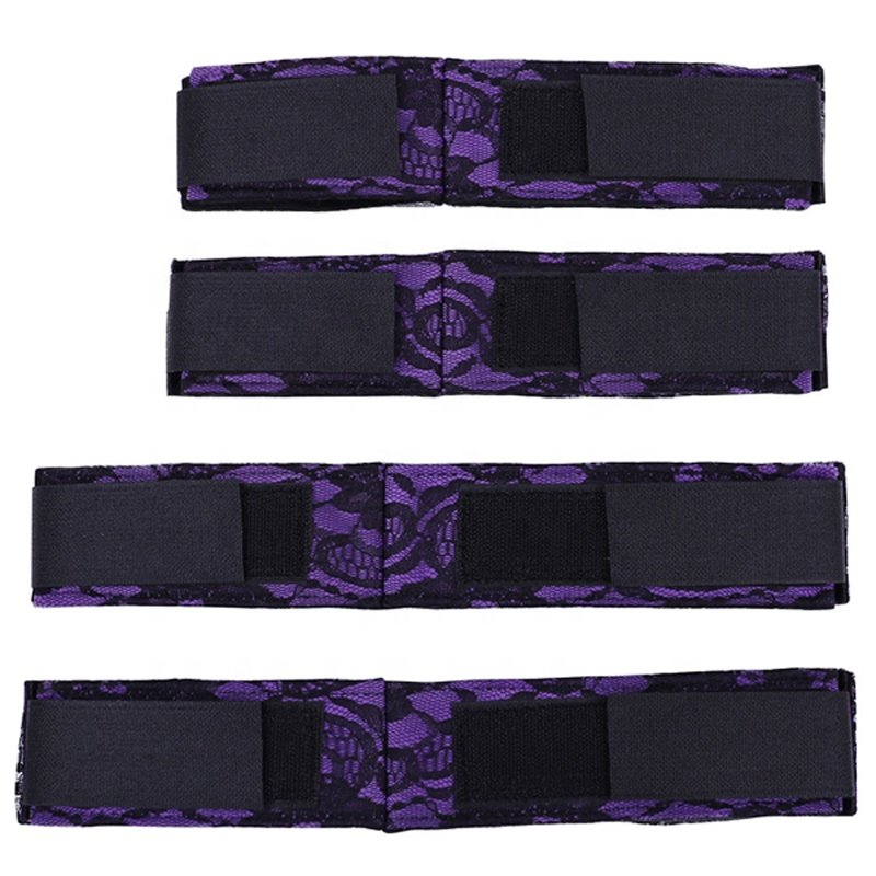 Adult Sex Toys Women BDSM Bondage Restraints Open Legs Strap Handcuffs Ankle Cuffs Bondage Set