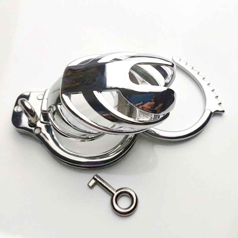 Male Chastity Lock BDSM Sex Toy Stainless Adult Cock Cage for Abstinence from Masturbation Bondage Gear