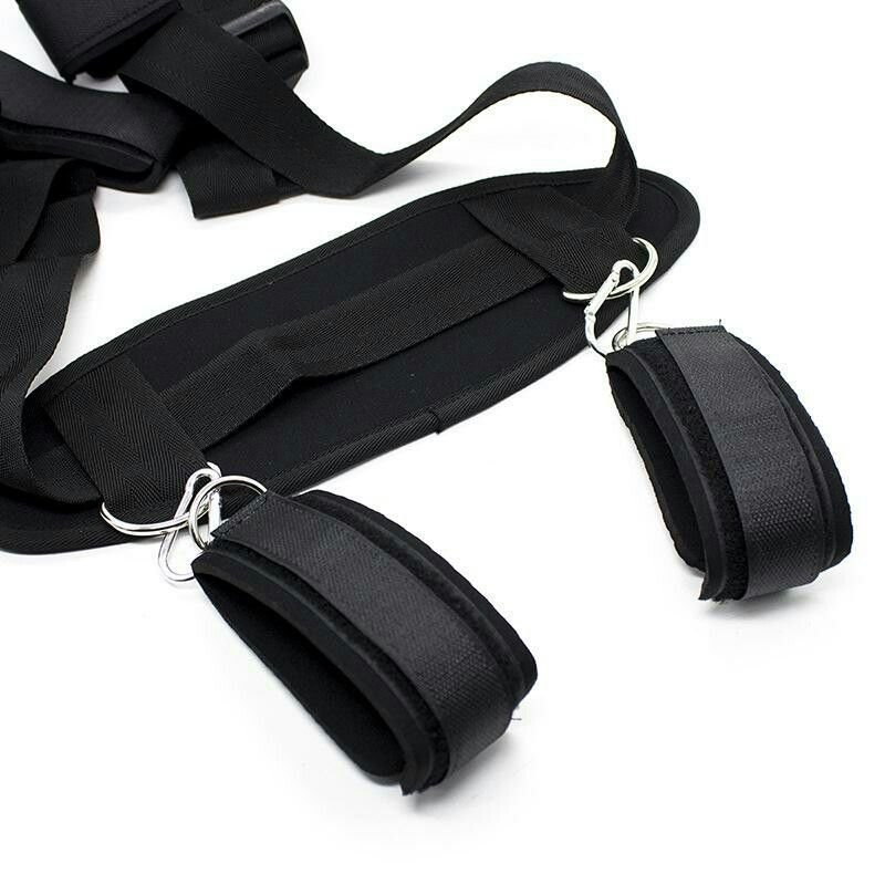 Upgraded Version Adult Sex Toy for Couples Women's Bondage Gear with Leg Stretcher Binding Leg Strap for Gay Users