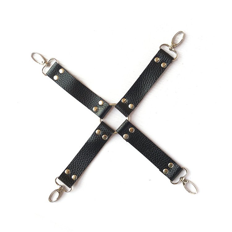 Factory leather handcuff kit bondage gear bdsm bondage suit adult sm bondage vendor