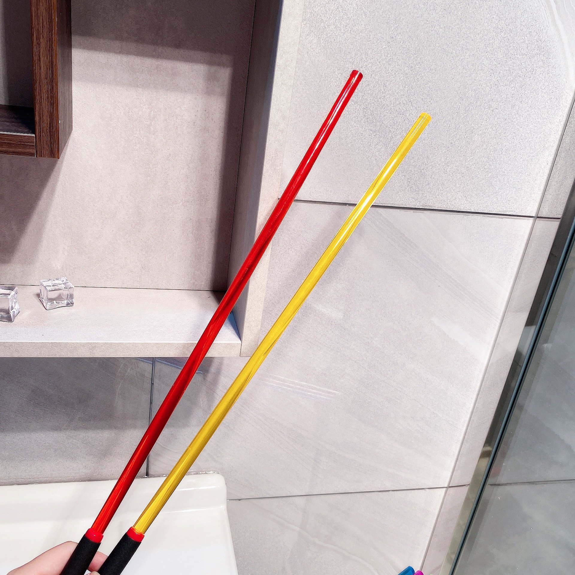 MOGlovers BDSM acrylic elastic stick paddles whip pat spanking beat Acrylic spank ass tool paddle for adult Game teaching