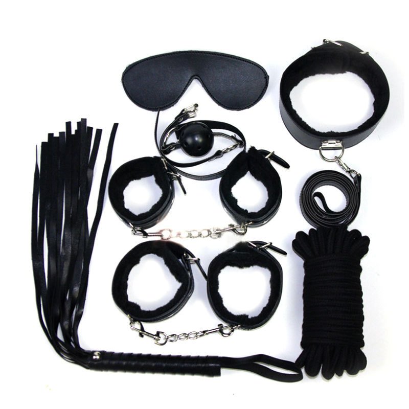 Adult products Sex Whip Long Handle Faux Leather BDSM Bondage Spanking Paddle Whips Flirting sex Tools for Couples